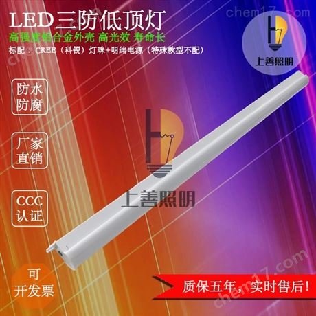 1204 LED 全塑一體支架1.2米長度燈具
